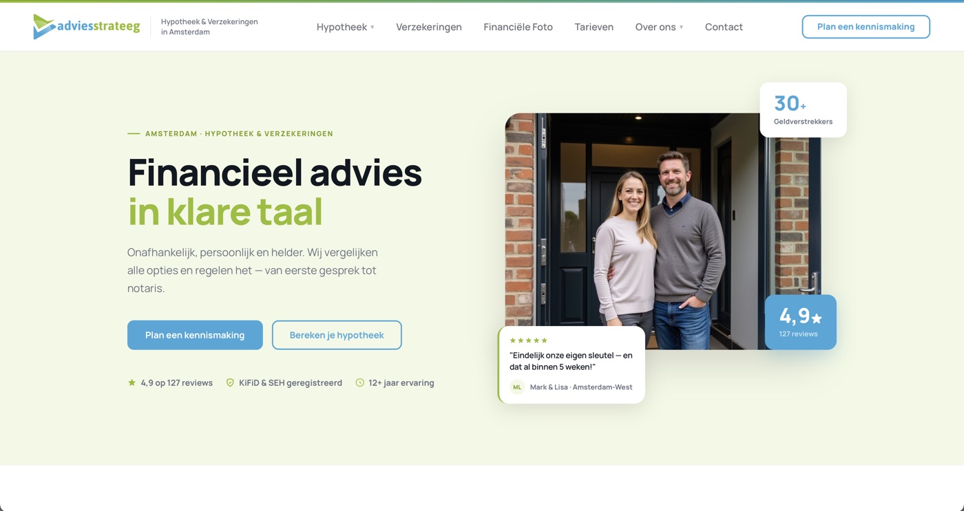 AdviesStrateeg.nl website screenshot
