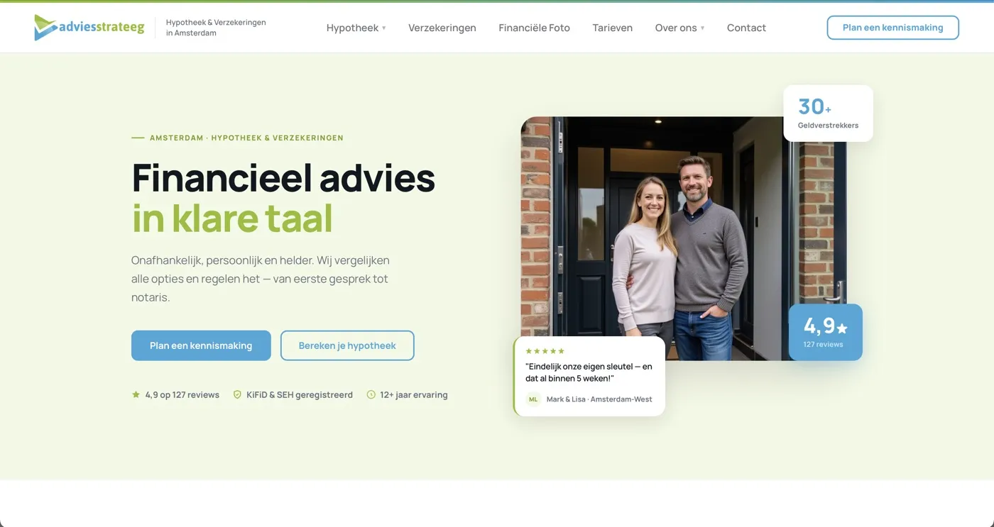 AdviesStrateeg.nl website screenshot